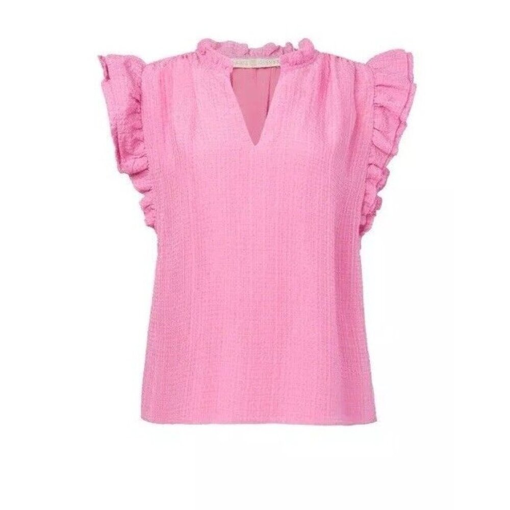 MARIE Oliver Merritt Top Blouse Women Azalea Size XL - Picture 2 of 9